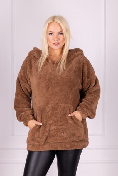 Immagine di PLUS SIZE SUPER WARM FLEECE BEAR SWEAT SHIRT